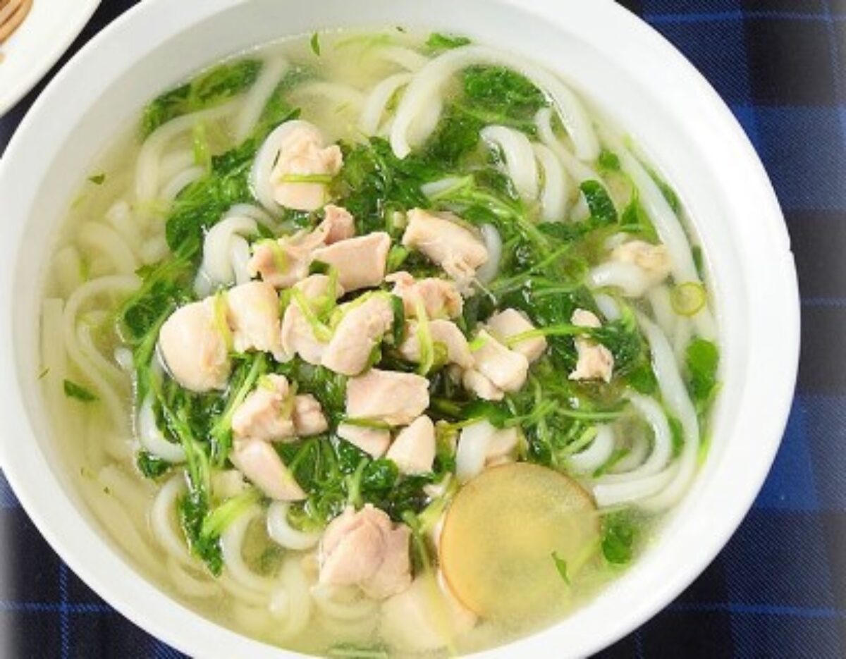 男子ごはん 冬のアレンジ麺 鶏とつまみ菜のとろみうどん の作り方 2 2 凛とした暮らし 凛々と