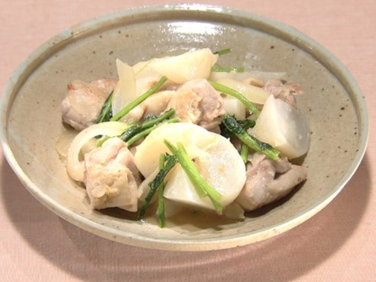 きょうの料理 鶏とかぶの中華蒸し煮 の作り方 上田淳子の悩まない晩ごはん フライパン蒸し 4 6 凛とした暮らし 凛々と