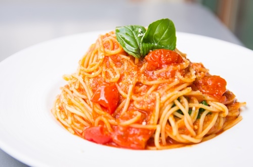 スパゲティ トマト ミートボールのトマトスパゲティ 作り方・レシピ