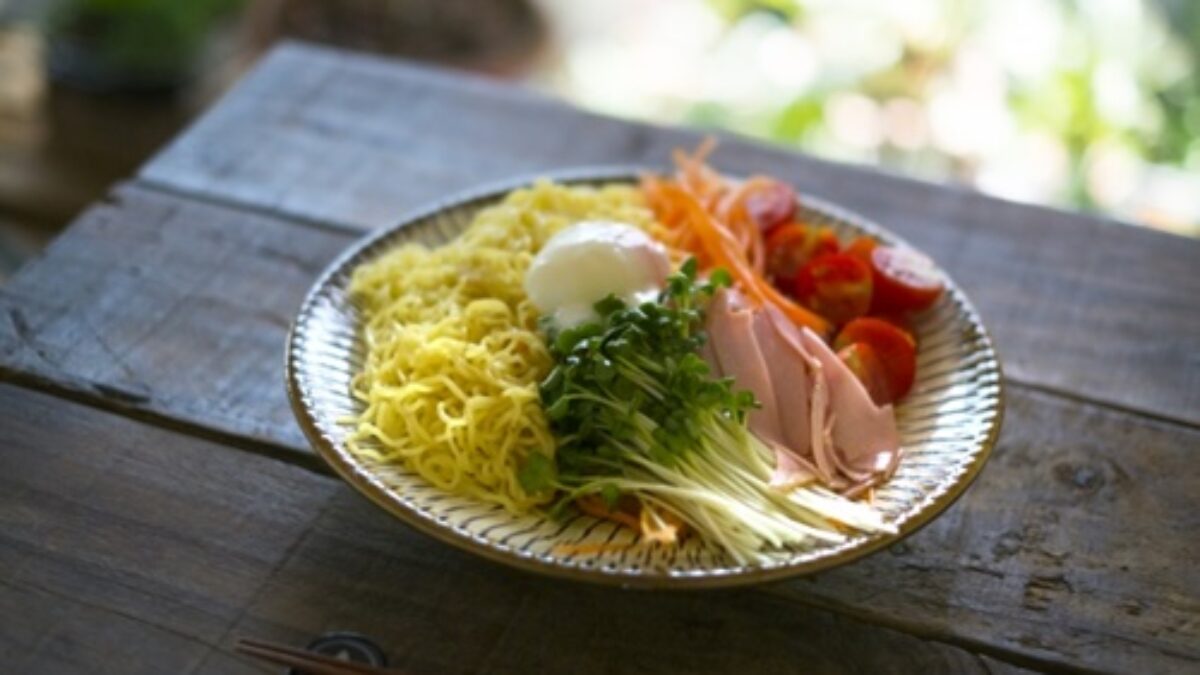 男子ごはん 和風あんかけ夏野菜冷やし中華 の作り方 冷やし中華心平流アレンジ 6 14 凛とした暮らし 凛々と