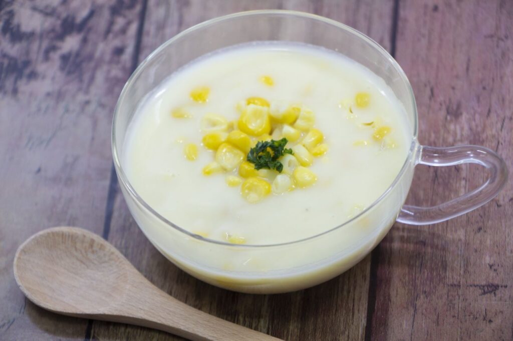 【青空レストラン】冷製コーンスープの作り方｜京都舞コーン とうもろこしレシピ 凛とした暮らし〜凛々と〜