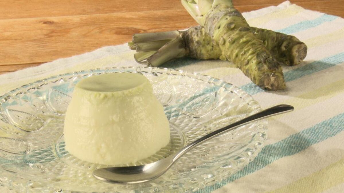 晴れときどきファーム】わさびのブラマンジェの作り方。うなぎ七変化