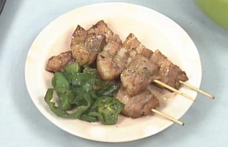 ジャーク風豚串のレシピ